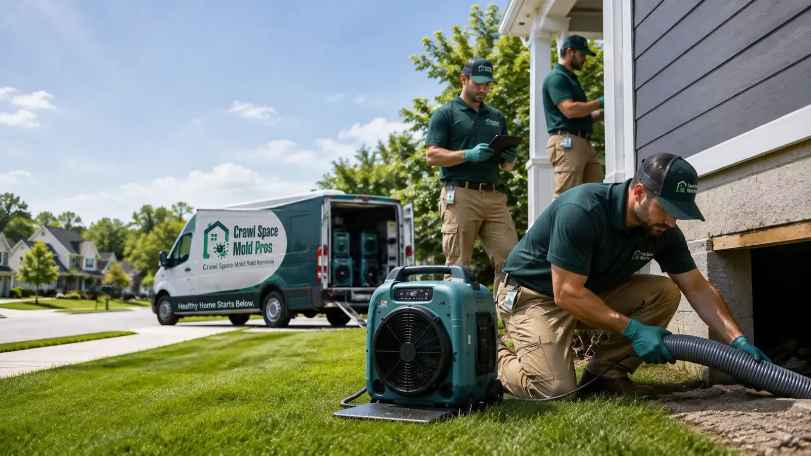 Crawl Space Mold Removal in Lexington, VA